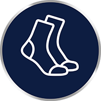 Wear-clean-cotton-socks-icon